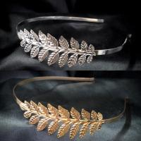 ราคา ประดับผม ที่คาดผมใบมะกอก มี 2 สี เงิน ทอง (2846891541)