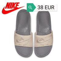 ราคา รองเท้าแตะ Nike สีเทา แท้ 100% (4136255795)
