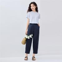 ราคา GIORDANO (Online Exclusive) Women's Pleated Ankle Length Pants 05425329 (40124104009)