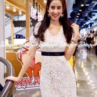 ราคา เดรสลูกไม้ป้ายone one (1431571748)