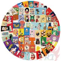 ราคา 100ชิ้น/เซ็ต ❉ ศิลปะโชวะย้อนยุคญี่ปุ่น . สติกเกอร์โปสเตอร์ เกาะอุบิโยริ ❉ สติ๊กเกอร์แฟชั่น DIY กันน้ํา Doodle (41453210186)