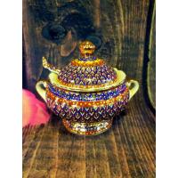 ราคา โถใส่ข้าว กว้าง 8 นิ้ว สูง 9 นิ้ว งานเขียนลายดอกพุดตานโดยช่างชำนาญงานปราณีตสุดคุ้ม (44269137996)