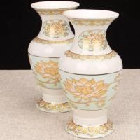 ราคา สีเขียว ถังไฉ ทาสีแจกันดอกบัว หญิงพรหมจารีย์ที่มีสีสันแจกันดอกบัวสําหรับพระพุทธรูปทําน้ําให้บริสุทธิ์แจกันขนาดเล็กพุทธอุปกรณ์เจ้าแม่กวนอิมแจกันคูลี่โลตัสแจกันเซรามิกประ (26192570486)