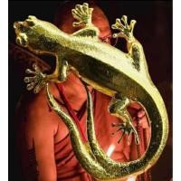 ราคา องค์จิ้งจกสองหางมหาลาภ รุ่นบูชาครู #พระอาจารย์ประสูติ ปิยธมโม วัดในเตา จ.ตรัง เนื้อทองเหลือง (26742426034)