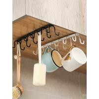 ราคา ไม้แขวนเสื้อรับน้ําหนักสองแถวตะขอเหล็กชั้นวางห้องครัวแถวตะขอเครื่องครัวตู้พัดลมติดผนังเจาะฟรี 9BPD (42175821431)