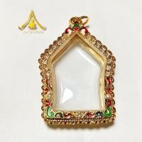 ราคา กรอบพระ กรอบพระขุนแผน ทองสูตรลงยา ลายไทย (42503351947)