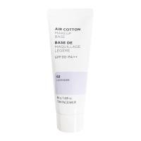 ราคา THE FACE SHOP AIR COTTON MAKE UP BASE SPF30 PA++ 02 LAVENDER (35g) (26207404714)