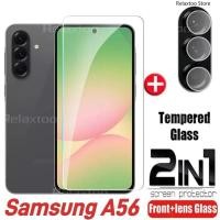 ราคา SAMSUNG 2in1 3Dโค้งกระจกนิรภัยสําหรับSamsung Galaxy A56 A36 A26 A16 A06 SamsungA56 SamsungA36 4G 5Gด้านหลังกล้องเลนส์ป้องกันหน้าจอป้องกันกระจกโทรศัพท์ฟิล์มPO8X (42066841332)