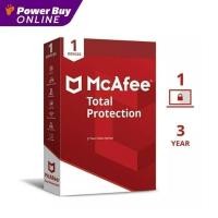ราคา MCAFEE ซอฟแวร์ Antivirus Total Protection 1 Device 3 Year รุ่น MTP1D3Y-BOX (20047340951)
