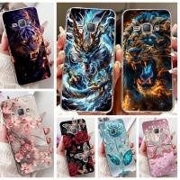 ราคา ปลอกสําหรับ Samsung Galaxy J1 2016 เคสโทรศัพท์ Samsung J1 Mini Coque ดอกไม้ผีเสื้อมังกรสัตว์ Matte Soft ฝาหลัง (42815450756)