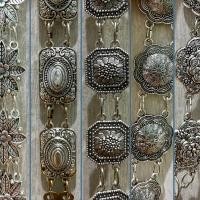 ราคา เข็มขัดลายไทยประยุกต์ (สีเงินรมดำ) ‼️พร้อมส่ง‼️ (22831921804)