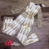 ราคา งานป้าย Bellita จั้มขายาว (สีทอง) (859600085)