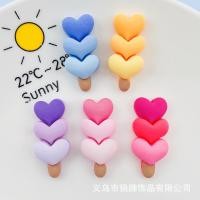 ราคา [2 #] Jibbitz Crocs กิ๊บติดผม เรซิ่น รูปหัวใจ เรียบง่าย อุปกรณ์เสริม สําหรับตกแต่งรองเท้า diy QP (23976023920)