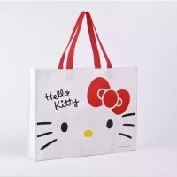 ราคา [ พร้อมส่ง ] Hello Kitty ถุงผ้าคิตตี้ใบใหญ่น่ารัก (29601574342)