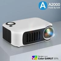 ราคา AUN A2000 โปรเจคเตอร์แบบพกพา LED โฮมเธียเตอร์โปรเจคเตอร์ Mini Cinema สมาร์ททีวี Beamer รองรับ 1080P Full HD ภาพยนตร์เล่น (27641860817)