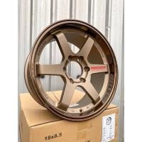 ราคา ล้อแม็กใหม่ TE บรอนช์เงิน หยอดแดง งาน KAYS ขอบ18" 6รู139 หน้า8.5 ออฟ20 - (8813224499)
