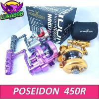 ราคา รอกเบทกลม รอก Poseidon BEGINS 450R / Poseidon DragMax หมุนขวา รอกตกปลาบึก (23634162449)