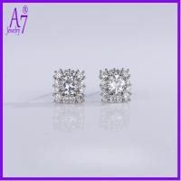 ราคา Classic Super Sparkling Full Diamond Square Bag ต่างหู RXW1198 (43321627982)