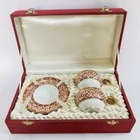 ราคา พร้อมส่ง ของใหม่ เซตแก้วกาแฟเบญจรงค์ พร้อมจานรอง พร้อมกล่องผ้าไหม ของขวัญปีใหม่ ของขวัญจับฉลาก ของขวัญเกษียณ (15612690860)