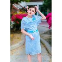 ราคา #ชุดไทยเด็กผู้หญิง ผ้าลูกไม้นิ่มชุดไทย ชุดไทยเด็ก (25244891462)