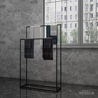 ราคา ผสมราวแขวนโลหะราวแขวนผ้าอาบน้ําชั้นวางผ้าขนหนูอเมริกันห้องน้ําLOFTชั้นห้องน้ําชั้นยาว 4KIB (54701085982)