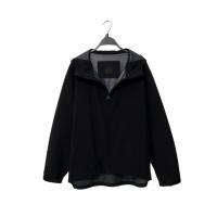 ราคา MX136 เสื้อแจ็คเก็ตฮู้ด กันลม กันน้ำ MUJI สีดำไซส์ M อกผ้า44“ ด้านในเคลือบกันน้ำ (46750067210)