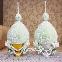 ราคา ฟรีค่าจัดส่ง l ราคาสินค้าเป็นคู่ พานพุ่ม พานพุ่มเงินทอง พานพุ่มสักการะ พานพุ่มดอกไม้ พานพุ่มดอกรัก แจกันดอกบัว แจกันบัว (23629456026)