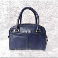 ราคา กระเป๋าหนังแท้100%สีกรมทรงหมอนถือแบรนด์ Danieli (รหัส มุก2) (20786259174)