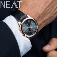 ราคา NEAT นาฬิกาข้อมือสำหรับสุภาพบุรุษ : สีดำ (709409944)