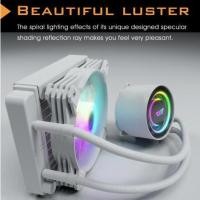 ราคา DarkFlash DX120 white CPU cooler water Cooling System Liquid pc fans computer PC Case ARGB PWM Fan 120mm aigo (9334372614)