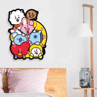ราคา BT21 ARMY BTS นาฬิกาแขวนความงามห้องตกแต่งผนัง (41621998657)