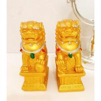 ราคา ตุ๊กตาปูนปั้น สิงห์คู่ใหญ่ 2 ตัว(สีทอง) (3659195985)