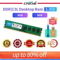 ราคา 【24H Ship COD】หน่วยความจํา RAM DDR3/3L 4GB 8GB 1600MHZ 1333MHZ 1066MHZ PC3 240Pin ไม่มี ECC UDIMM (19182961430)