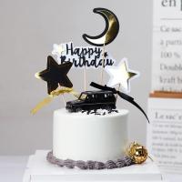 ราคา • พร้อมส่ง • setป้ายตกแต่งเค้ก4ชิ้น ป้ายปักเค้ก ป้ายตกแต่งเค้กวันเกิด (6747117200)