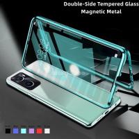 ราคา กรณีพลิกสําหรับoppo Reno 12 11 Pro 12Pro 11F 12F Reno11F Reno12Pro 5Gเคสโทรศัพท์สองด้านกระจกเทมเปอร์ล้างปลอกกันกระแทกเต็มโลหะฮาร์ดปกหลังเชลล์ (18137433768)