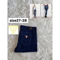 ราคา GUESS Daredevil Slim Skinny low rise Jeans แท้%มือสอง (42600294267)