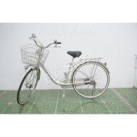 ราคา จักรยานแม่บ้านญี่ปุ่น - ล้อ 26 นิ้ว - มีเกียร์ - อลูมิเนียม - Bridgestone - สีเงิน [จักรยานมือสอง] (26206698415)
