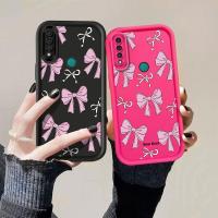 ราคา ปลอกสําหรับ Huawei Nova 5t 6se 7i/Huawei Y6P Y7A Y7 Y9 Prime Y7 Pro 2019 Y9 2019 ขนาดใหญ่สีชมพู Bowknots ซิลิโคนนุ่มกันกระแทก TPU โทรศัพท์มือถือ Protector ฝาครอบ (26156328165)