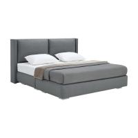 ราคา INDEX LIVING MALL เตียงนอน รุ่นทวินเนีย ขนาด 5 ฟุต - สีเทา (23165011483)