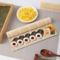 ราคา แผ่นม้วนซูชิ แผ่นซูชิ ที่ม้วนซูชิ แผ่นไม้ไผ่ม้วนซูชิ อุปกรณ์ห่อซูชิ ขนาด 24ซม. ซูชิ คิมบับ ข้าวปั้น ข้าวห่อสาหร่าย (42765597256)
