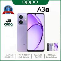 ราคา 5G สมาร์ทโฟน OPPO A3x 6.67นิ้ว 7800mAh 16GB+256GB/512GB 50+108MP โทรศัพท์ราคาถูก ร้านค้าผลิตในพื้นที่ รับประกัน 1 ปี COD (27484213748)