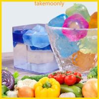 ราคา Tak 6x ก้อนน้ําแข็งพลาสติกนํากลับมาใช้ใหม่ได้ก้อนน้ําแข็งล้างทําความสะอาดได้ก้อนน้ําแข็งที่กําเริบที่ไม่ใช่ละลายสําหรับกาแฟลาเต้ Bevera (27167639518)