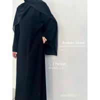 ราคา ARIIZ NEAT ABAYA ผู้หญิง ชุดเดรส อิสลาม อบาย่า ชุดเดรสมุสลิม ชุดยาว ชุดผู้หญิง (24950151077)