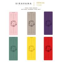 ราคา SIRAVANA เสื่อโยคะยางพารา รุ่น Yoga Time Vegan Leather (Smooth Surface) & Natural Rubber Yoga Mat 5mm (21676155527)