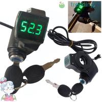 ราคา TREDDING491 ล็อคสวิตช์ไฟหน้าจอสีเขียวจักรยานไฟฟ้าโวลต์มิเตอร์แบบดิจิตอลพร้อมกุญแจ (29635247900)