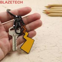 ราคา BLAZETECH พวงกุญแจหางปิกาจู, วัสดุโลหะผสม Pokemon โลหะ Pikachu พวงกุญแจหาง, Kawaii สีดํา/สีเหลือง Pikachu หางอะนิเมะรูปของขวัญวันเกิด (41576680199)