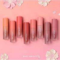 ราคา ✅ ถูก/แท้100% ลิป Baby Bright Lip&Cheek Velvet Cherry Blossom ลิปเบบี้ไบรท์ ลิปเนื้อปุย ลิป Baby Bright (มีครบ 8 สี) (4644639300)