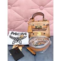ราคา MCM Heritage Satchel in Visetos X-Mini สภาพ 99.99% (19110019724)