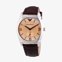 ราคา Emporio Armani นาฬิกาข้อมือผู้ชาย Classic Brown Dial Brown รุ่น AR0343 (8546402975)