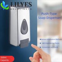 ราคา ลิลลี่ เครื่องจ่ายสบู่เหลว,600มล ติดผนังขวดโลชั่นด้วยตนเอง,ชนิดกดคุณภาพสูงรีฟิลไม่มีการเจาะภาชนะเก็บของเหลวล้างร่างกาย (27042775907)
